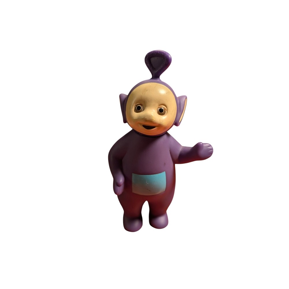 Vintage‎ 1998 Teletubbies Tinky Winky PVC Figure Hasbro Purple 3.5" Figurine